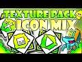 ¡El Mejor Texture Pack "ICON MIX" Para Geometry Dash 2.11 - (ANDROID/MEDIUM) | Raxter