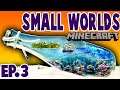 EXPLORING THE ISLANDS OF SMALL WORLDS (Ep.3)(Minecraft Dumb and Dumber)