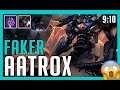 Faker - Aatrox vs. LeBlanc Mid - Patch 9.10 KR Ranked | REGULAR
