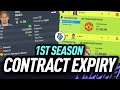 FIFA 22: FIRST SEASON CONTRACT EXPIRY PLAYERS