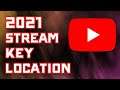 How to Find Your YOUTUBE Stream Key - 2021 Tutorial