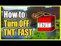 How to TURN OFF TNT in Minecraft & Stop Explosions, Destroying blocks, or Griefing (FAST Method!)