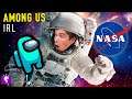 IMPOSTER at NASA! AMONG US in Real Life Spaceship. IRL Game with HobbyFamilyTV