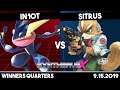 iN10T (Greninja) vs Sitrus (Fox) | Winners Quarters | Synthwave X #2