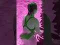Kristen Prout One-Piece Green Swimsuit Pool Scene (Green-Skinned Mutant)