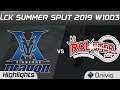 KZ vs KT Highlights Game 1 LCK Summer 2019 W10D3 Kingzone DragonX vs KT Rolster Highlights by Onivia