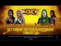 NXT The Way vs Moon/Blackheart for the NXT Women's Tag Team Titles in a Street Fight