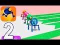 Rolly Legs - Gameplay Walkthrough Part 2 - Levels 16 - 24(iOS, Android)