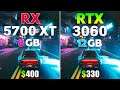 RTX 3060 vs RX 5700 XT - Test in 8 Games