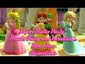 Super Mario Party - Peach, Daisy and Rosalina's Home Run Animations