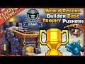 World Record Top 10 Builder Base Trophy Pusher || Very Few Players Knows This Coc World Record