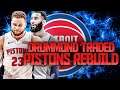 Andre Drummond TRADED! Detroit Pistons Rebuild! NBA 2K19