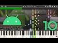 ANDROID 10 RINGTONES IN SYNTHESIA - Piano Tutorial