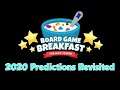Board Game Breakfast - 2020 Predictions Revisited