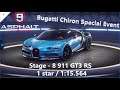 Bugatti Chiron Event - Stage 8 - Porsche 911 GT3 RS 1* 1:15.564 - Asphalt 9 Legends -Nintendo Switch