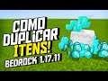 COMO DUPLICAR ITENS no MINECRAFT BEDROCK 1.17.11!
