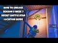 How To Unlock Fortnite Season 9 Week 7 Secret Battle Star Location Guide