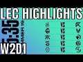 LEC Highlights ALL GAMES Week 2 Day 1 Summer 2019 League of Legends EULCS