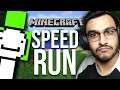 LETS TRY TO DO A MINECRAFT SPEED RUN - RAWKNEE LIVE