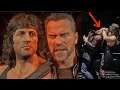 Mortal Kombat 11 - Rambo Makes Characters Eat Their Words