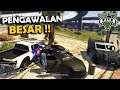 PENGAWALAN BESAR BERUJUNG DIKEPUNG POLISI !! - GTA V ROLEPLAY INDONESIA