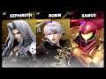 Super Smash Bros Ultimate Amiibo Fights – Sephiroth & Co #394 Sephiroth & Robin vs Samus
