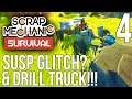 SUSPENSION GLITCH & MINING TRUCK!! | Scrap Mechanic Survival Gameplay/Let's Play E4