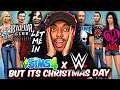 THE SIMS 4 WWE EDITION but it's Christmas Day