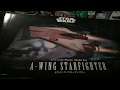 Unboxing Star Wars A-Wing Starfighter model kit 1/72 Bandai