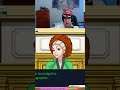 When you join my twitch you get both 300 IQ and 0 IQ plays in Ace attorney #shorts