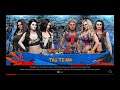 WWE 2K19 Paige,Princess Stephanie,Gina VS Charlotte,Lacey,Ruby 6-Diva Elm. Tag Match