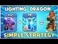 ZAP DRAG! Easiest TH12 War/CWL Attack You Will EVER Use! TH12 Dragon Attack Clash of Clans Topic