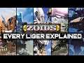 Every Liger in Zoids Explained