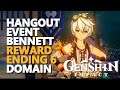 Hangout Event Bennett Genshin Impact Reward Ending 6 (Solve the Puzzle of the mechanism)