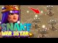 How to use the NEW snake Queen in Battle! "Clash Of Clans"