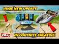 HUGE SUMMER UPDATE In Fortnite Creative! v16.40 NEW Boats, Devices, Fishing And More!
