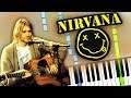 Nirvana - Smells Like Teen Spirit EASY Piano Tutorial (Sheet Music + midi) Synthesia cover