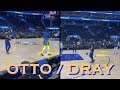 📺 Otto Porter and Draymond Green (splashing! 💦) workout/3s at Warriors pregame before Phoenix Suns