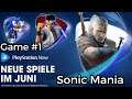 PlayStation Now Juni - 2021 Highlight / Sonic Mania Lets Play + Gameplay Info's (German)