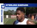 Sterling Shepard on Practicing with Browns | New York Giants
