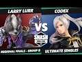 SWT NA West Group B - Larry Lurr (Wolf) Vs. CodeX (Robin) Smash Ultimate Tournament