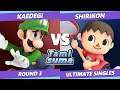 TAMISUMA 190 SSBU - Kaedegi (Luigi) Vs. Shirikon (Villager) Smash Ultimate Round 3