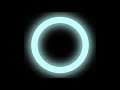 Very Light Blue Screen Ring Circle Light Effect [1 Hour]