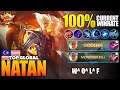 What A Play?! Natan With 100% Current Winrate | Top Global Natan Gameplay ~ Mobile Legends