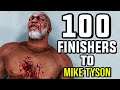 100 Finishers To Mike Tyson! (WWE 2K)