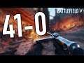 41-0 NO DEATHS GAMEPLAY! | Battlefield 5 Flawless Gameplay!