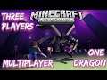 Beating the Ender Dragon in Minecraft PE Multiplayer 1.16 Nether Update | Minecraft PE Gameplay