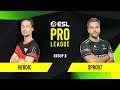 CS:GO - Heroic vs. Sprout [Overpass] Map 3 - Group B - ESL EU Pro League Season 10
