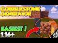 EASIEST Cobblestone Generator Tutorial Minecraft 1.16+ ALL VERSIONS
