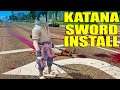 How to install katana sword in gta 5 | Katana Sword Mod | Weapon mod